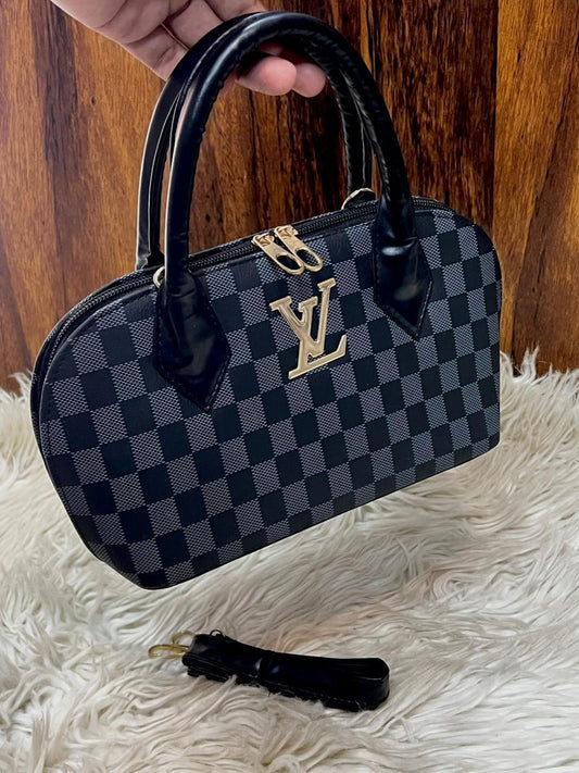 Girl's Leather Printed Shoulder Bag
