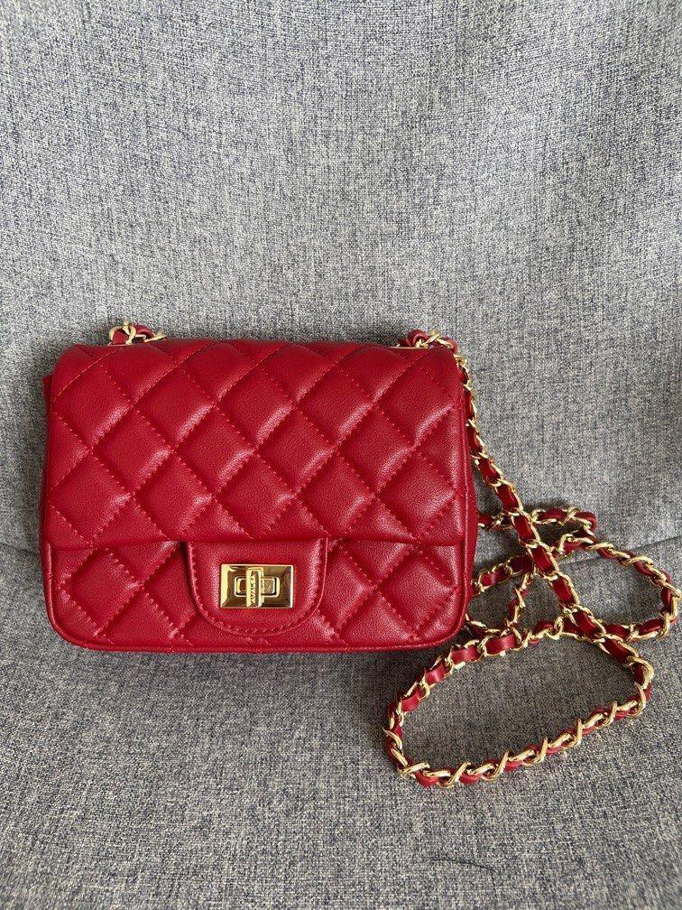 Girl's PU Leather Embroidered Shoulder Bag